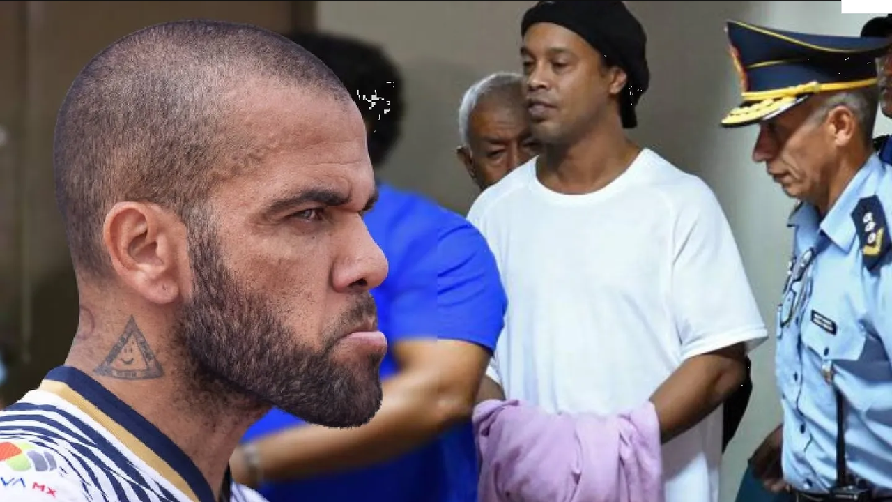 Dani Alves tiene nuevo compañero de celda, el guardaespaldas de Ronaldinho