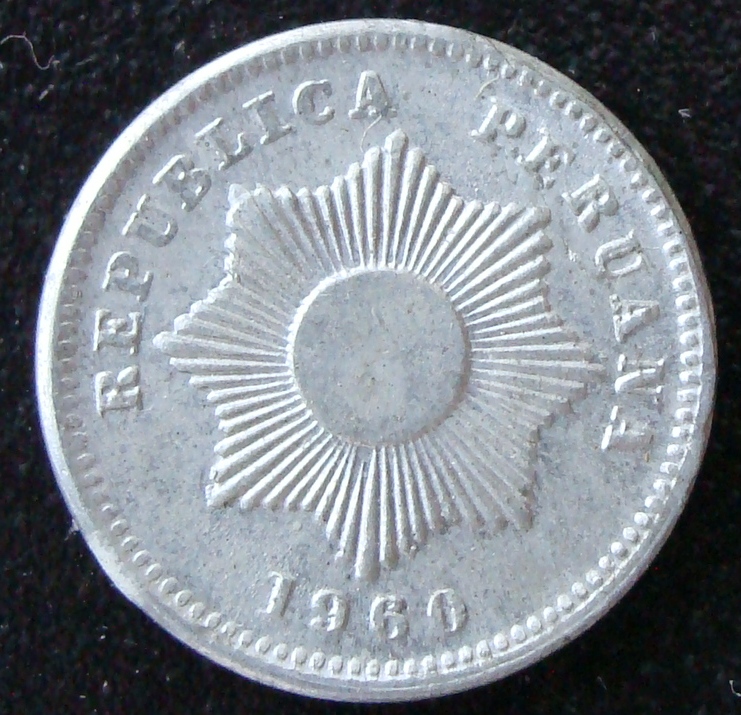 1 Centavo Sol. Perú (1960) PER-1-Centavo-Sol-1960-anv