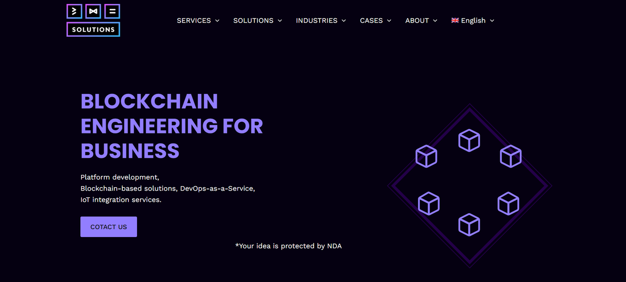 Blockchain Development Service 482.solutions