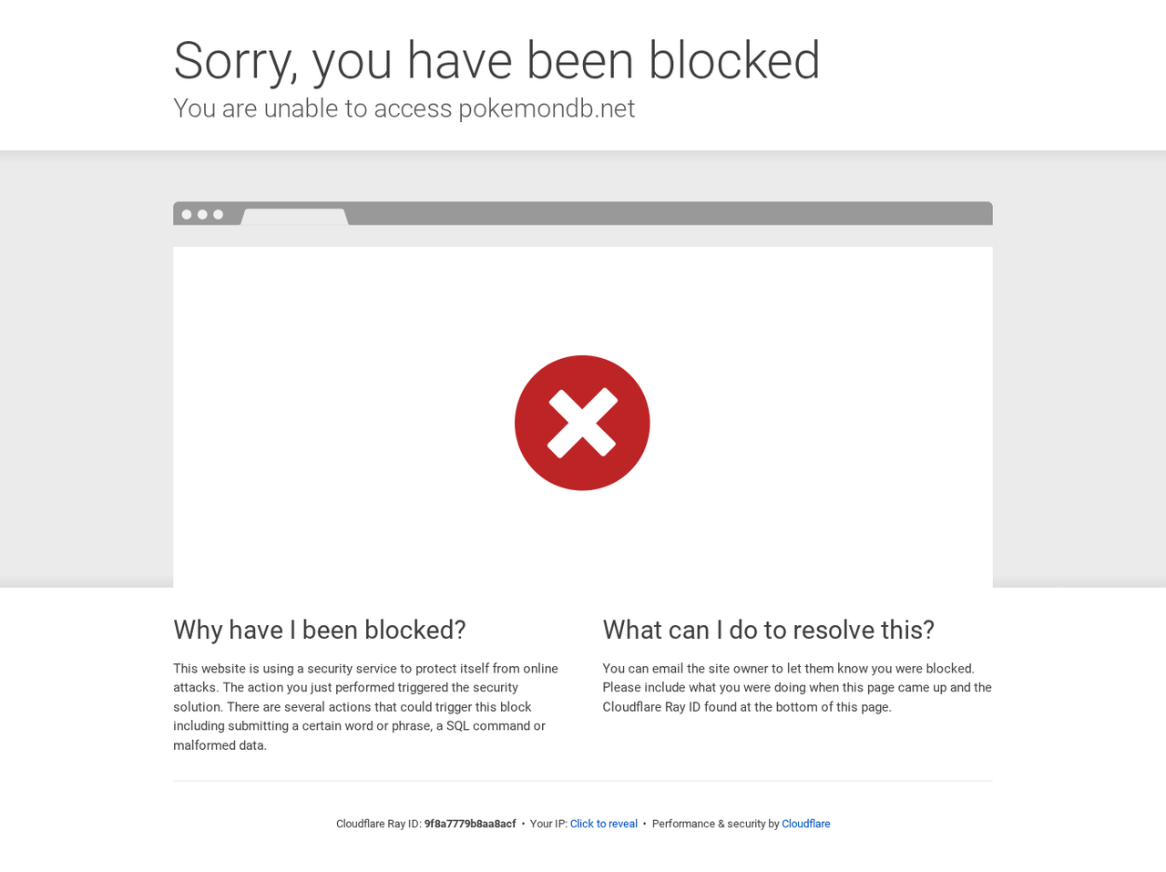 Attention Required Cloudflare