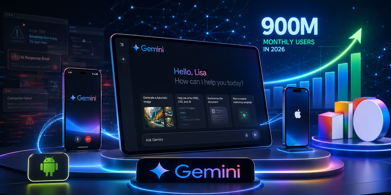 Google está vencendo a corrida da IA: Gemini chega a 900 milhões de usuários e vira onipresente