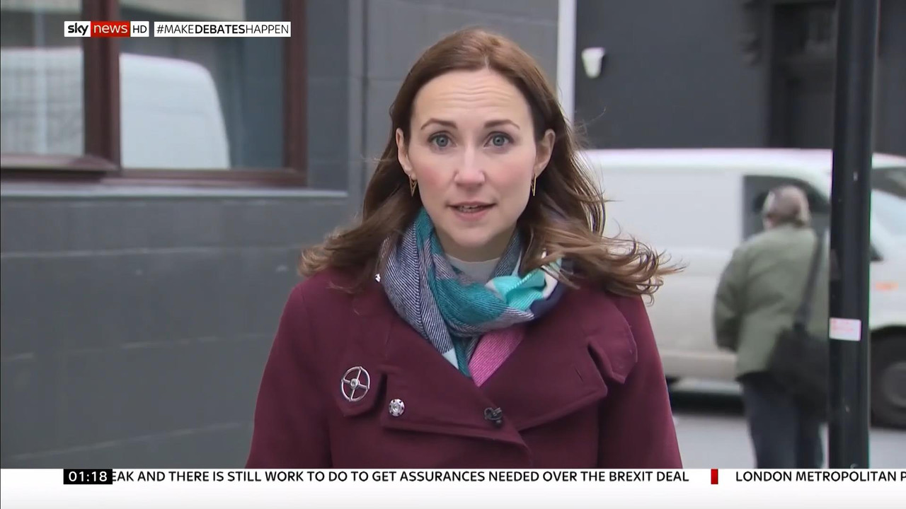 01 January - 01.00.00 - Sky News. News reports on the big storie