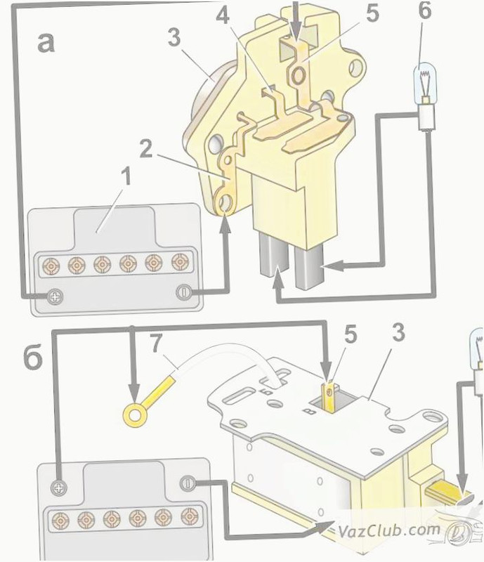 как проверить регулятор напряжения генератора ваз 2107