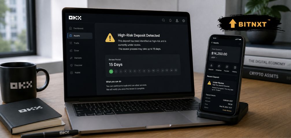 OKX Warns High-Risk Deposits May Trigger 15-Day Reviews
