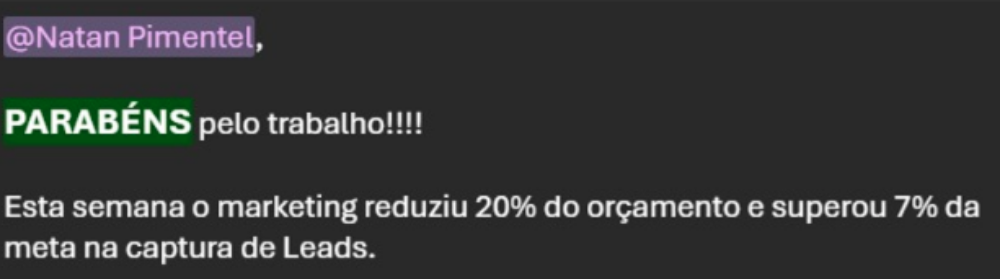 Depoimento de cliente 2