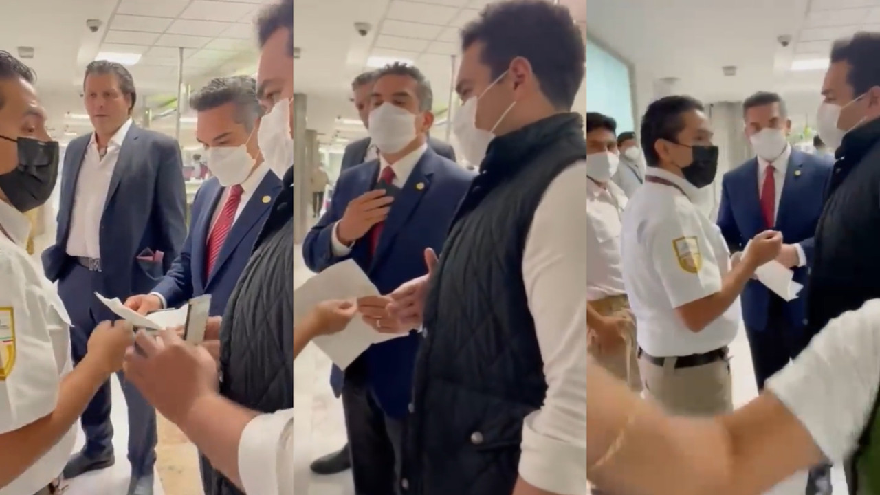 Detienen por segunda ocasión a Alito Moreno en el AICM; denuncia intimidación