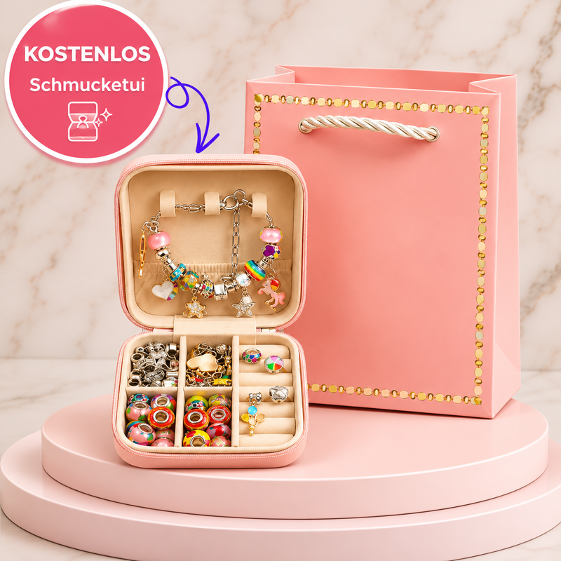 Kit Princess Schmuckset mit 67 Teilen – Armbänder, Ketten und Charms