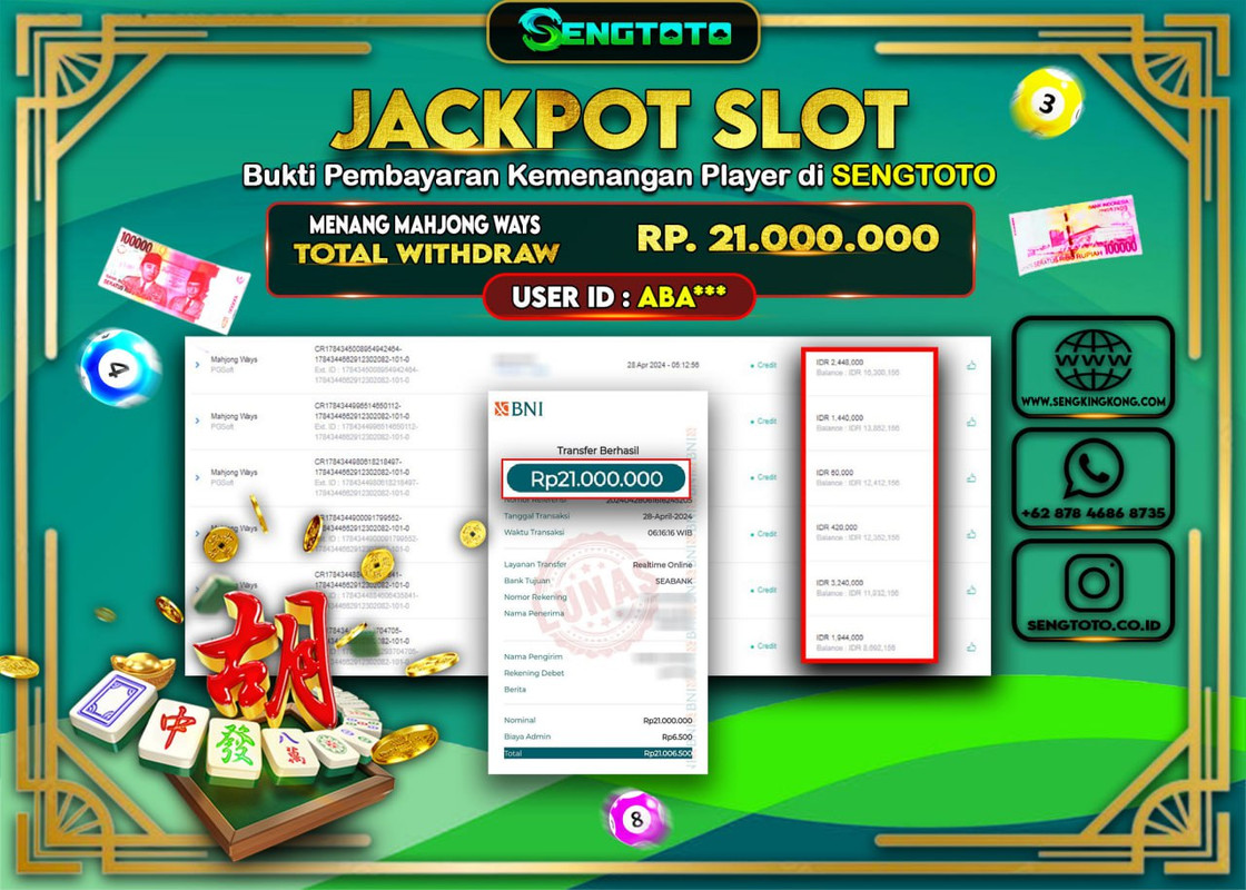 BUKTI PEMBAYARAN SLOT MAHJONG WAYS