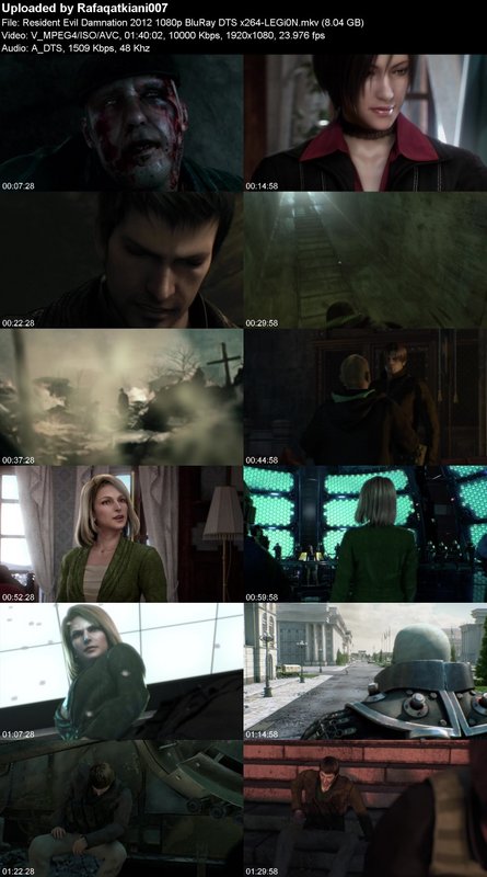 Resident Evil Damnation 2012 1080p BluRay DTS x264-LEGi0N