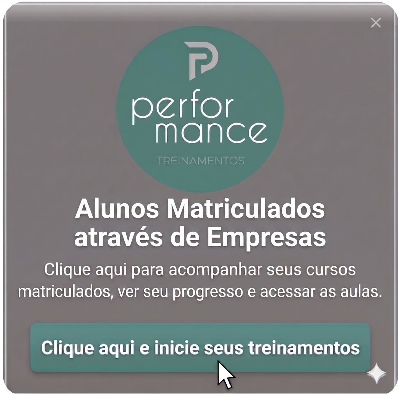 Performance Treinamentos Pop-up