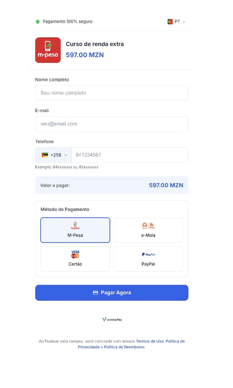 Checkout Personalizado