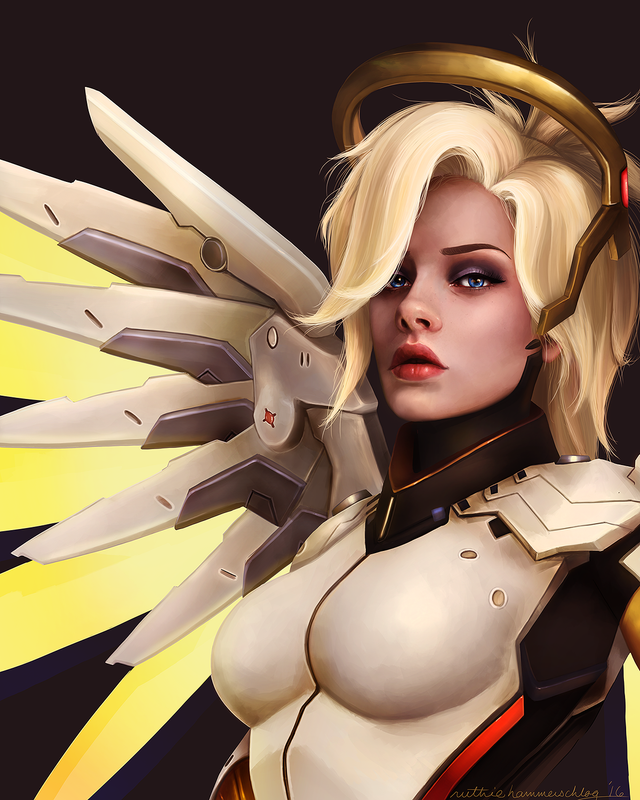 ыMercy-(Overwatch)-Overwatch-Игры-ruthieee-2902211