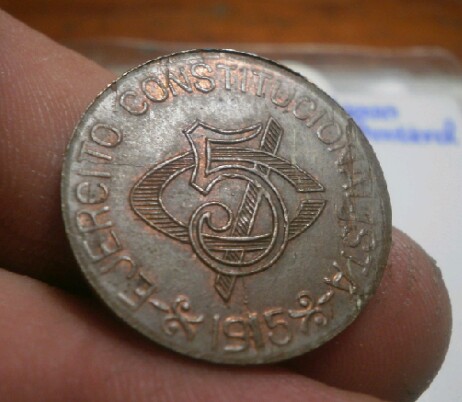5 Centavos 1915. Estado de Chihuahua (México) 20190410-190745