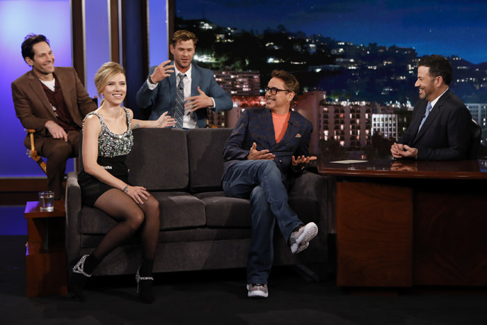 Avengers-Endgame-Stars-Jimmy-Kimmel-Live-TV-Style-Tom-Lorenzo-Si