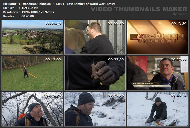 Expedition Unknown - S13E04 - Lost Bomber of World War II.mkv