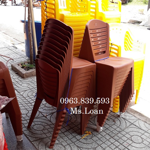 HCM - Sỉ lẻ ghế nhựa bành 2 màu lớn, ghế dựa có tay vịn ngồi quán ăn thoải mái / 0963.839.593 ms.loan Si-le-ghe-nhua-cac-loai-giao-tan-noi