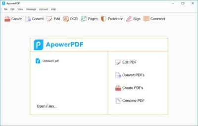 Apowersoft ApowerPDF 4.1.0.124 (Build 01/25/2019) Multilingual