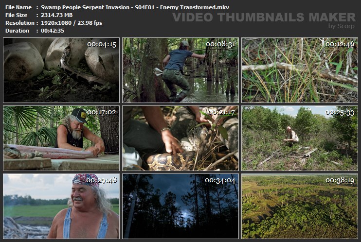 Swamp People Serpent Invasion - S04E01 - Enemy Transformed.mkv