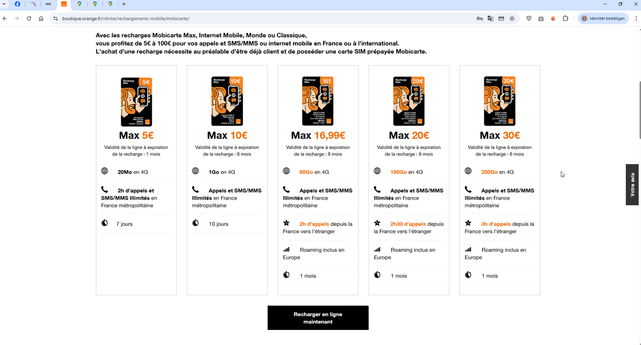 orange prepay