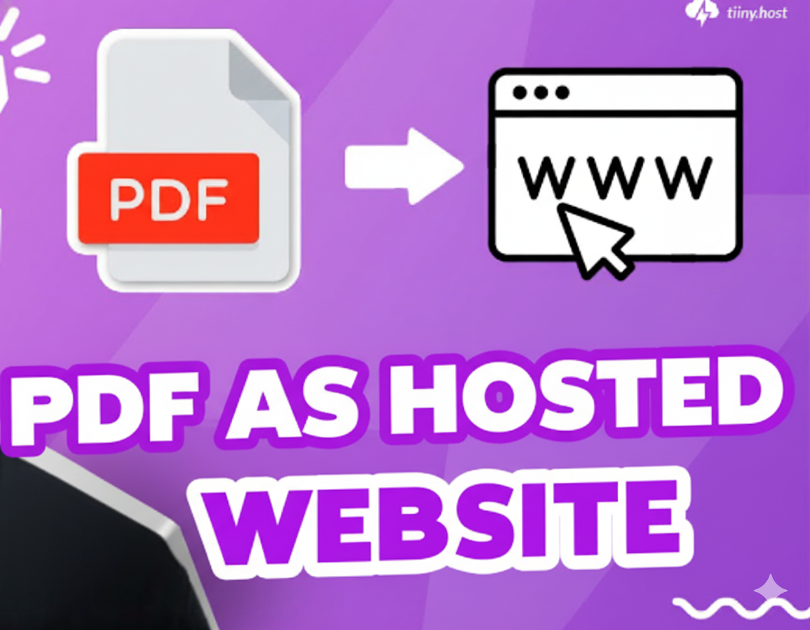 PDF as Hosted Website Banner