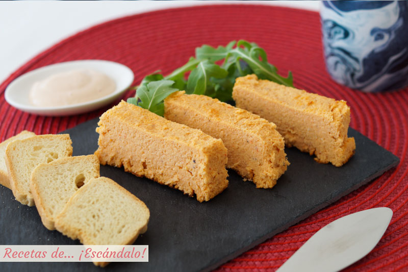 Pastel De Cabracho Con Tostas