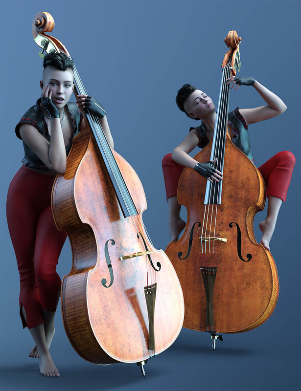 CDI Bass Poses for Genesis 9 Feminine CDI Bass Poses for Genesis 9 Feminine