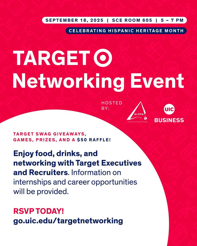 Target Networking Event Flyer