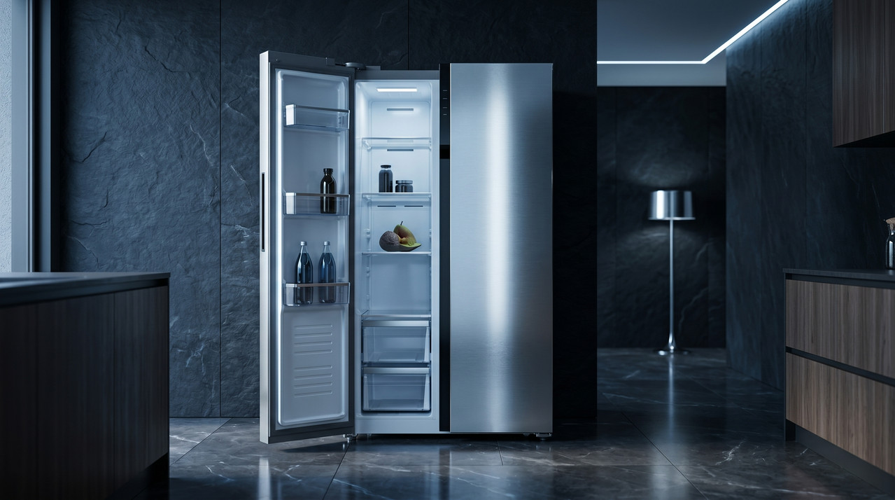 Refrigeradora Side by Side Oster M/OS-SBSS1802EVI en Acero Inoxidable