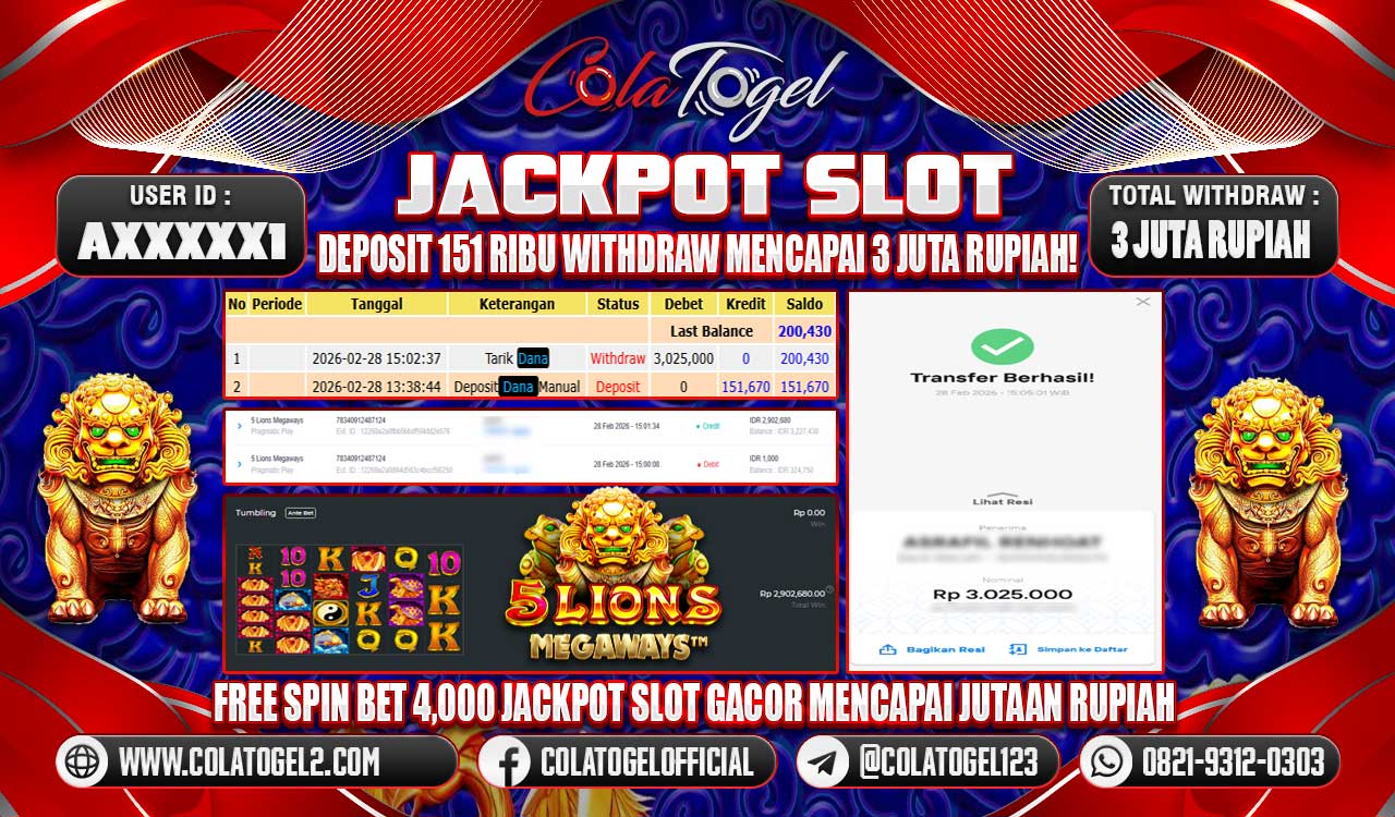 JACKPOT SLOT GACOR!!