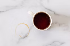Imported marble dining table protection