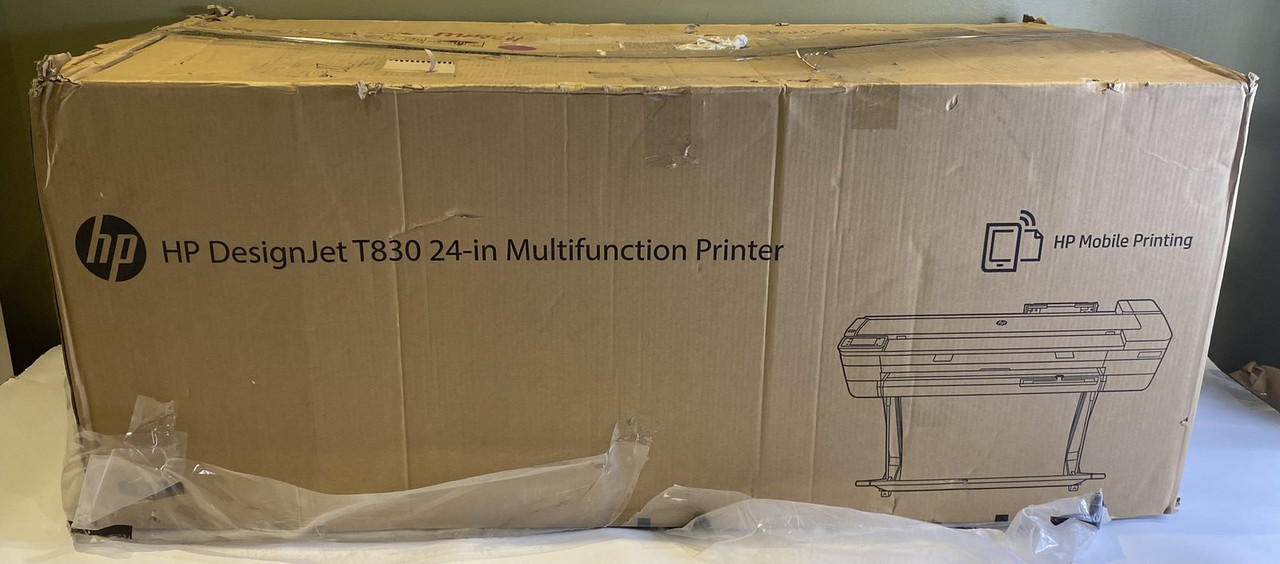 HP DESIGNJET T830 F9A28D 24" MULTIFUNCTION PLOTTER INKJET PRINTER W/ERROR CODE