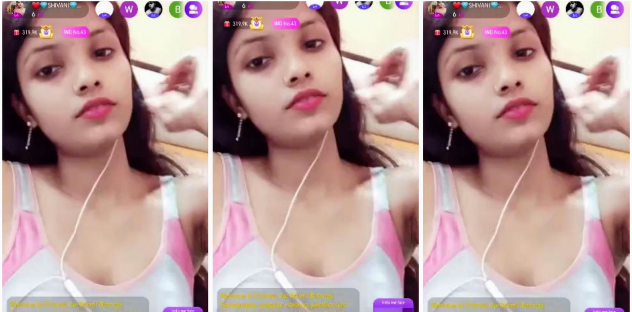 Shivani hot indian girl live primium show Latest viral video