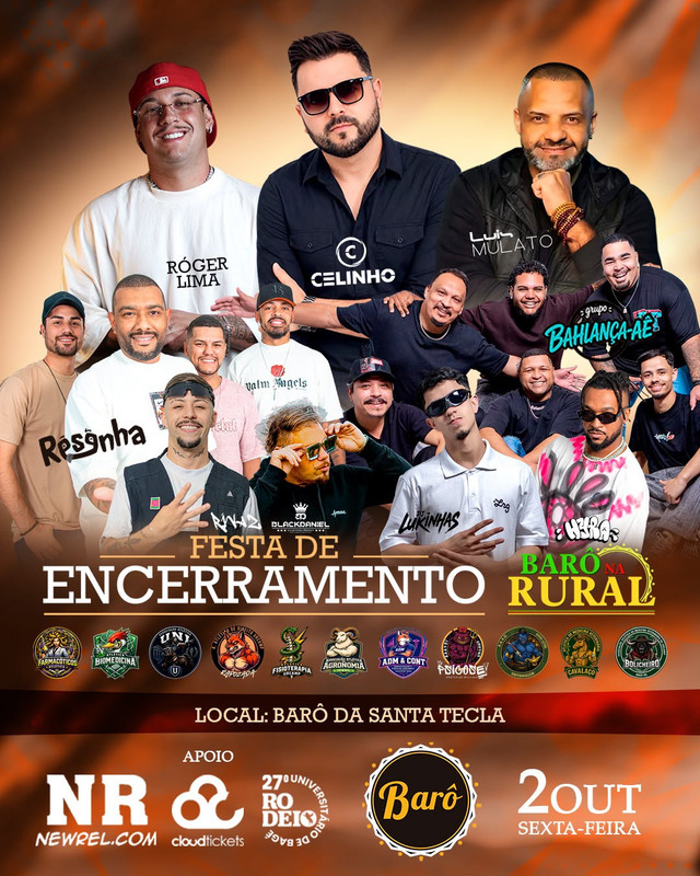 Festa de Encerramento Barô na Rural