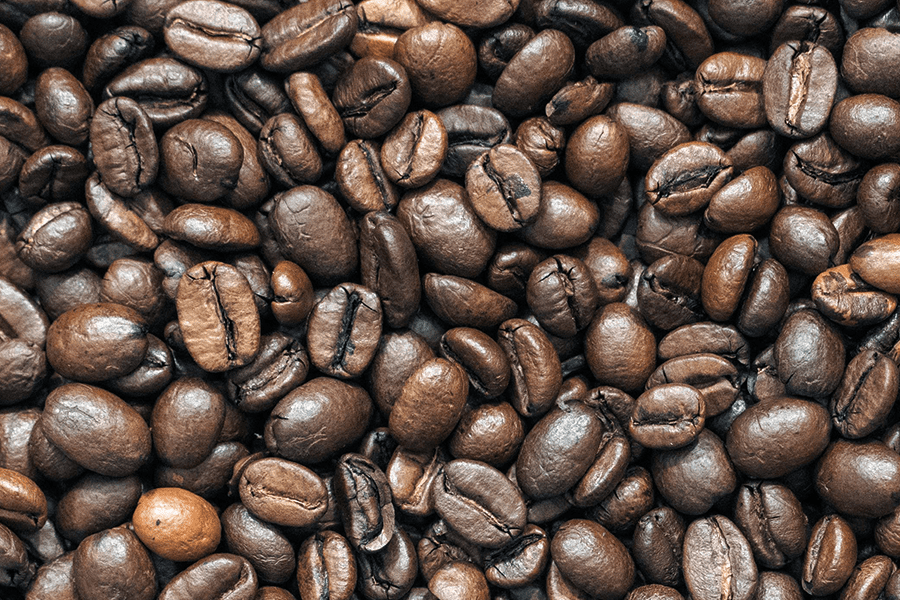 Grains de café Robusta