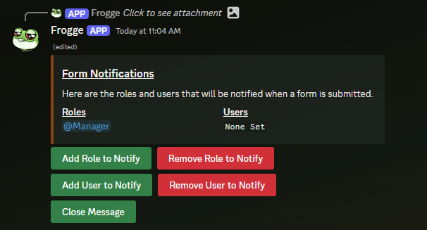 Notifications Set