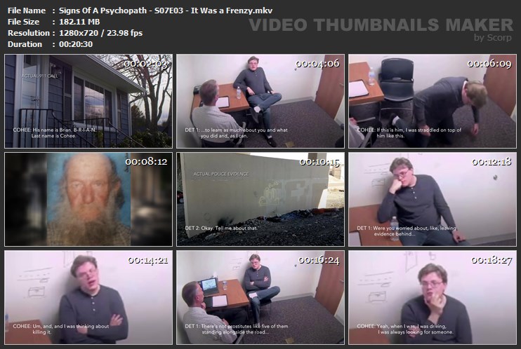 Signs Of A Psychopath - S07E03 - It Was a Frenzy.mkv