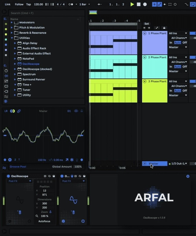 Arfal Oscilloscope v1.0.6 for Live