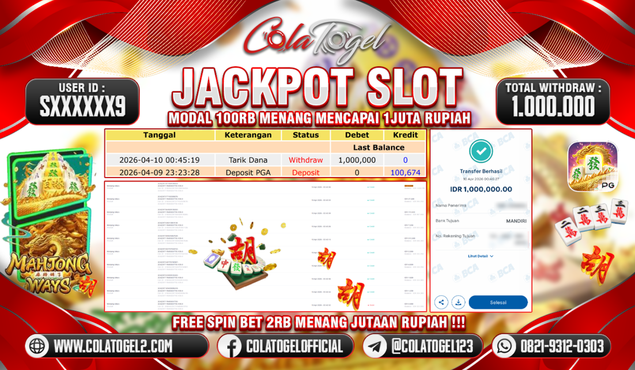 JACKPOT SLOT GACORR!!