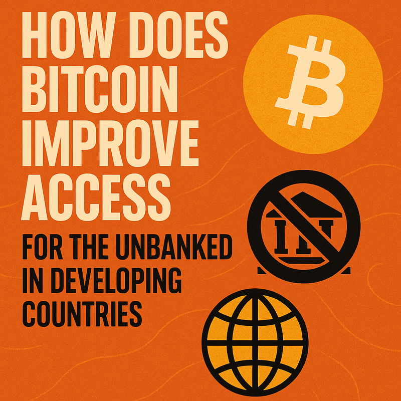 How does Bitcoin improve access for the unbanked in developing countries
