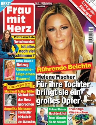 Cover: Frau mit Herz Frauenmagazin No 23 vom 01  Juni 2024
