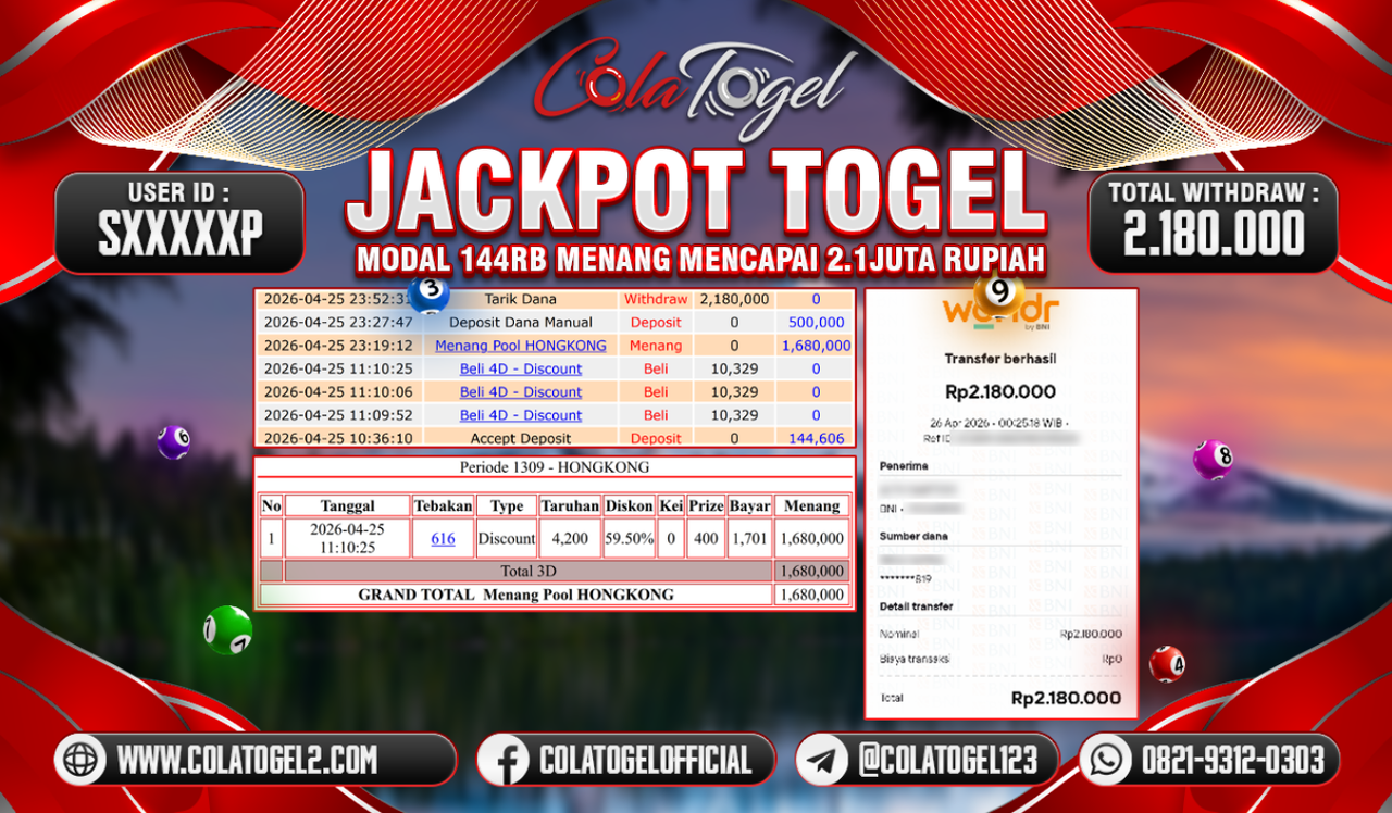 JACKPOT HONGKONG LOTTO!!