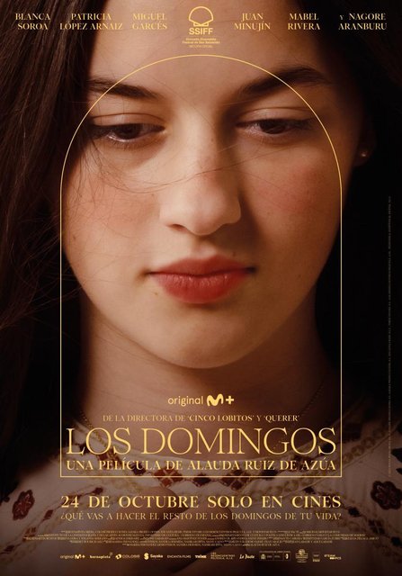 PÓSTER Y TRÁILER DE “LOS DOMINGOS”, ESCRITA Y DIRIGIDA POR ALAUDA RUIZ DE AZÚA
