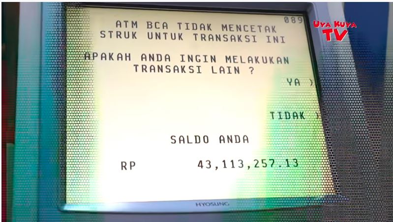 Isi Saldo ATM Raffi Ahmad Rp 43 juta