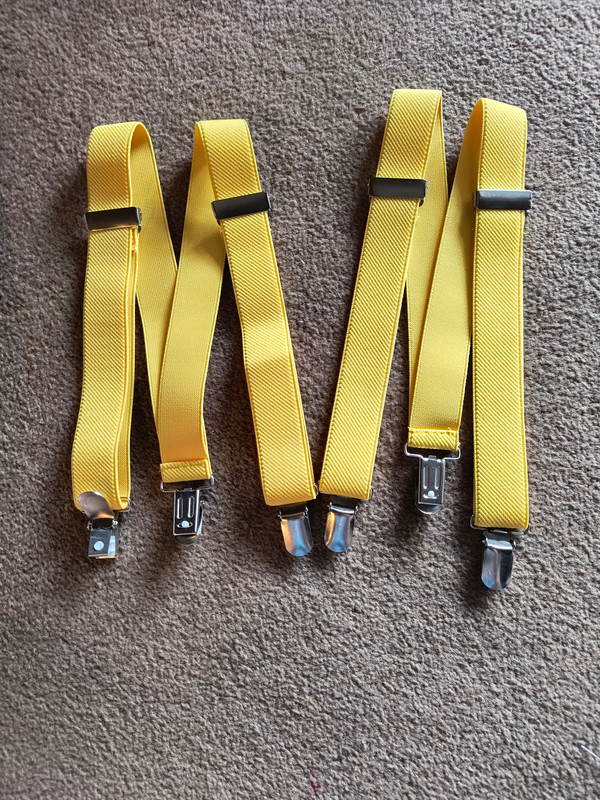 Yellow Braces x 2