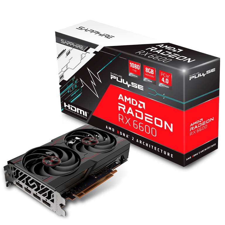 Hartunning — Tarjeta de video RX 6600 (Sapphire Pulse) 
