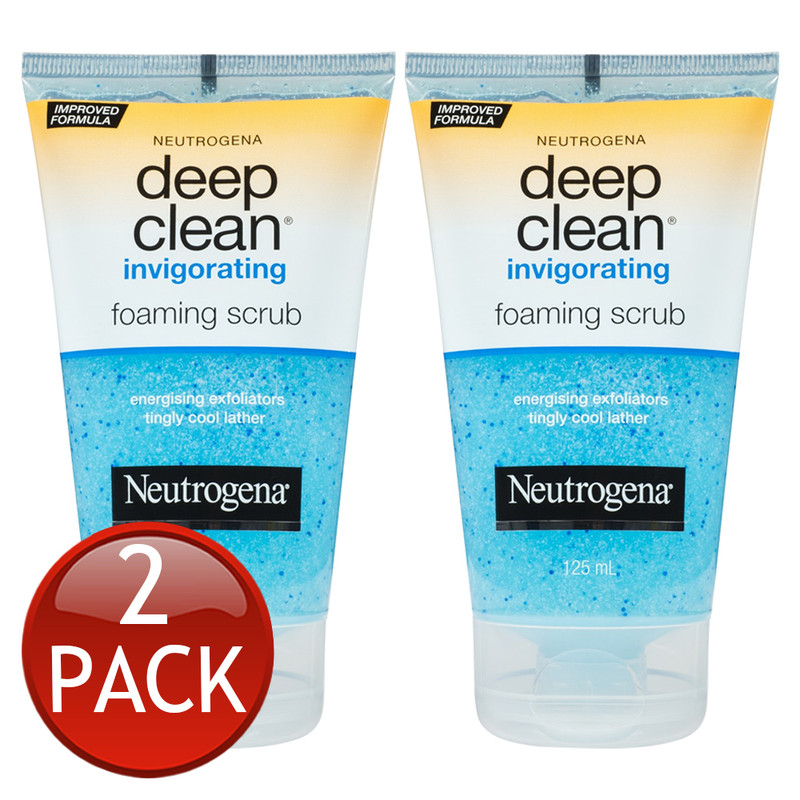 deep clean invigorating foaming scrub
