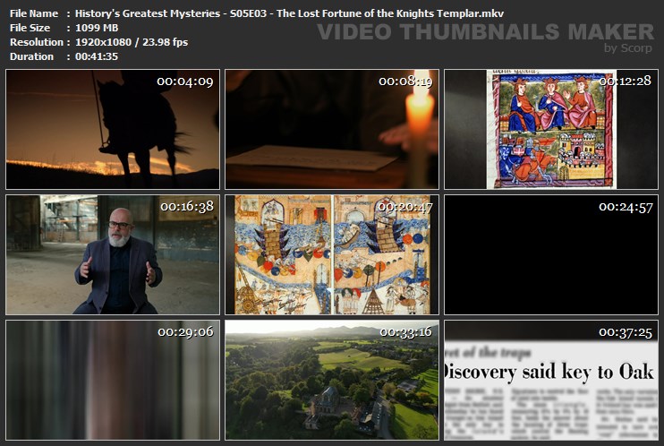 History's Greatest Mysteries - S05E03 - The Lost Fortune of the Knights Templar.mkv