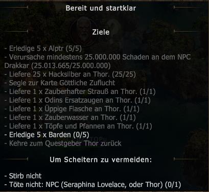 Bereit und startklar