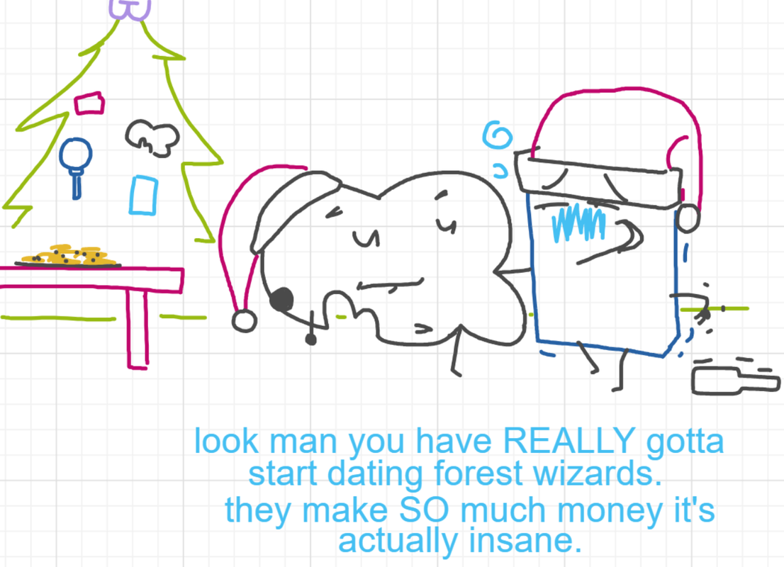 A panel from The Prime Number Few, episode eight of the Board Boards object show by Furretwalk/WalkingFurret.