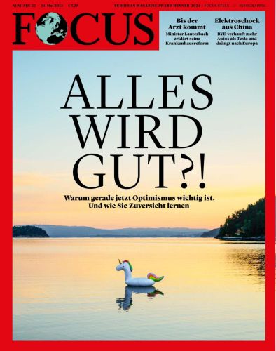 Cover: Focus Nachrichtenmagazin No 22 vom 24  Mai 2024